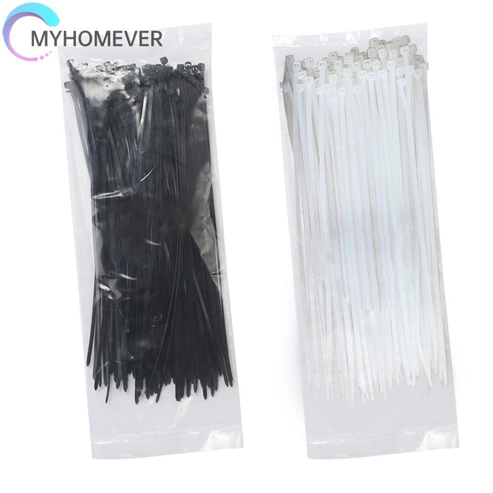 MYHOMEVER 100pcs Adjustable Assorted SelfLocking Nylon Cable Ties