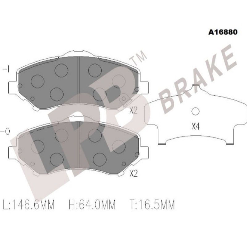 WRANGLER JEEP JK 3.6 , 3.8 FRONT / REAR DISC BRAKE PADS SET Shopee