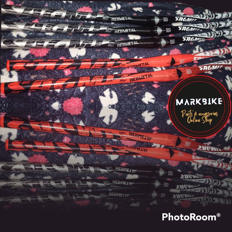 sagmit red metal handlebar