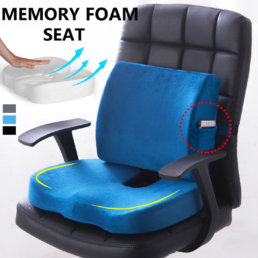 memory foam lumbar support pillow