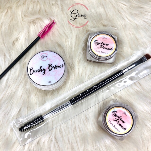 Glassic Cosmetics Bushy Brows And Brow Pomade Shopee Philippines