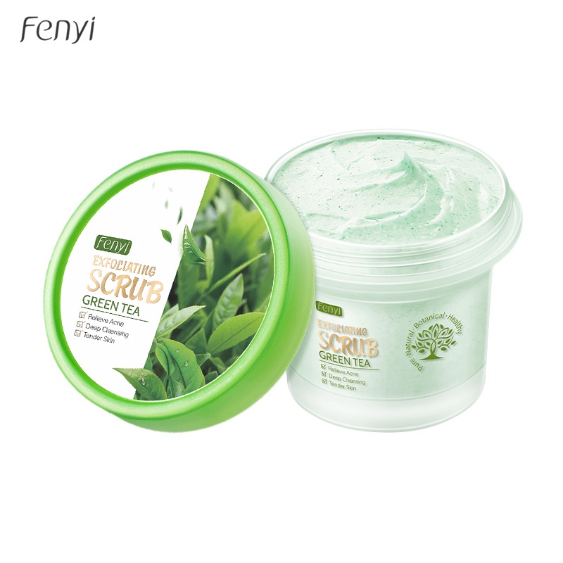 Fenyi Green Tea Face Scrub Exfoliating Soften Skin Remove Blackhead ...