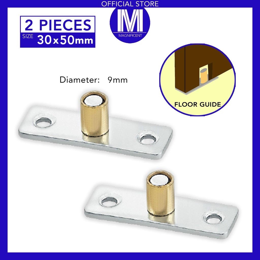 Floor Guide For Sliding Door Hanging Roller (2 Pieces) Shopee Philippines