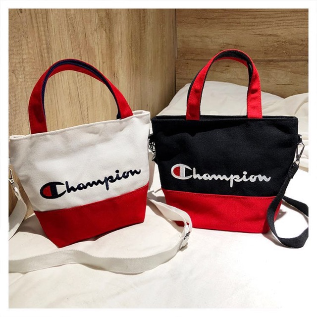 champion tote bag red