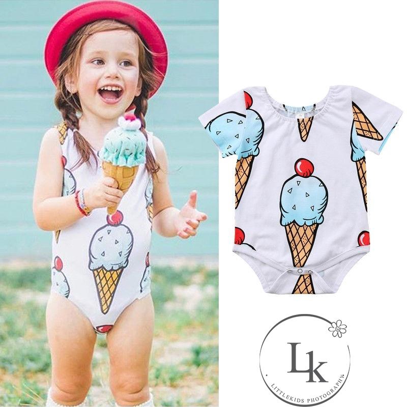 ice cream romper baby