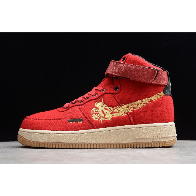 air force 1 high id red