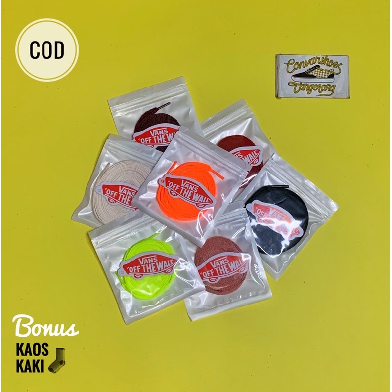 Shoelaces ORIGINAL VANS Long SNEAKER SHOELACES Rope 110120cm Shopee