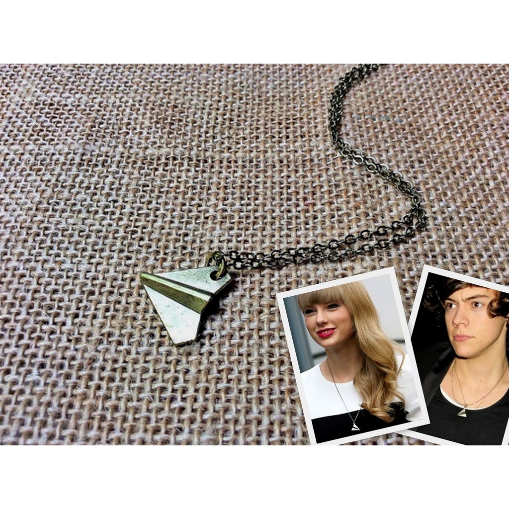 Paper Airplane Necklace Taylor Swift And Harry Styles Shopee Philippines