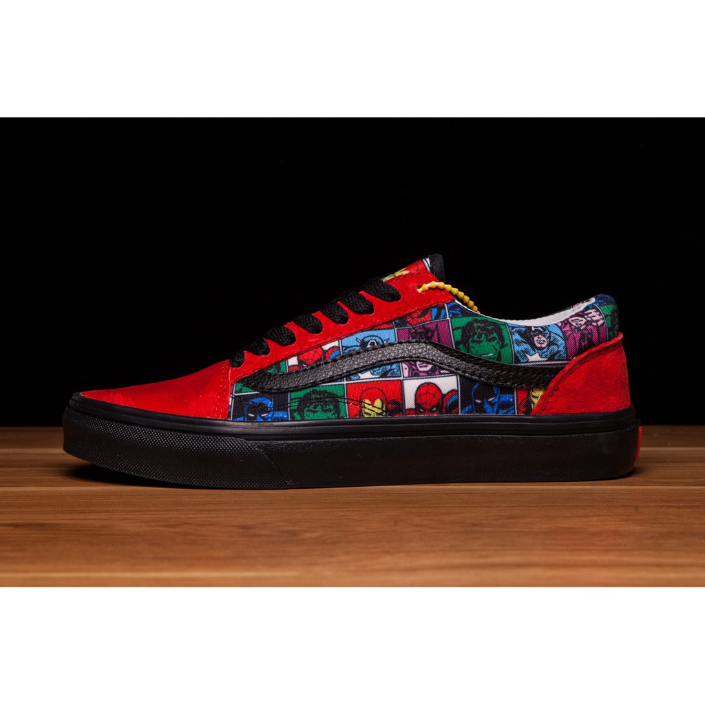 vans spiderman sandals