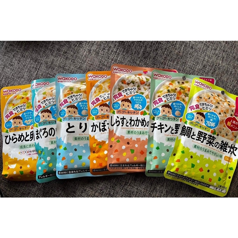 Wakodo japan baby porridge 7+months