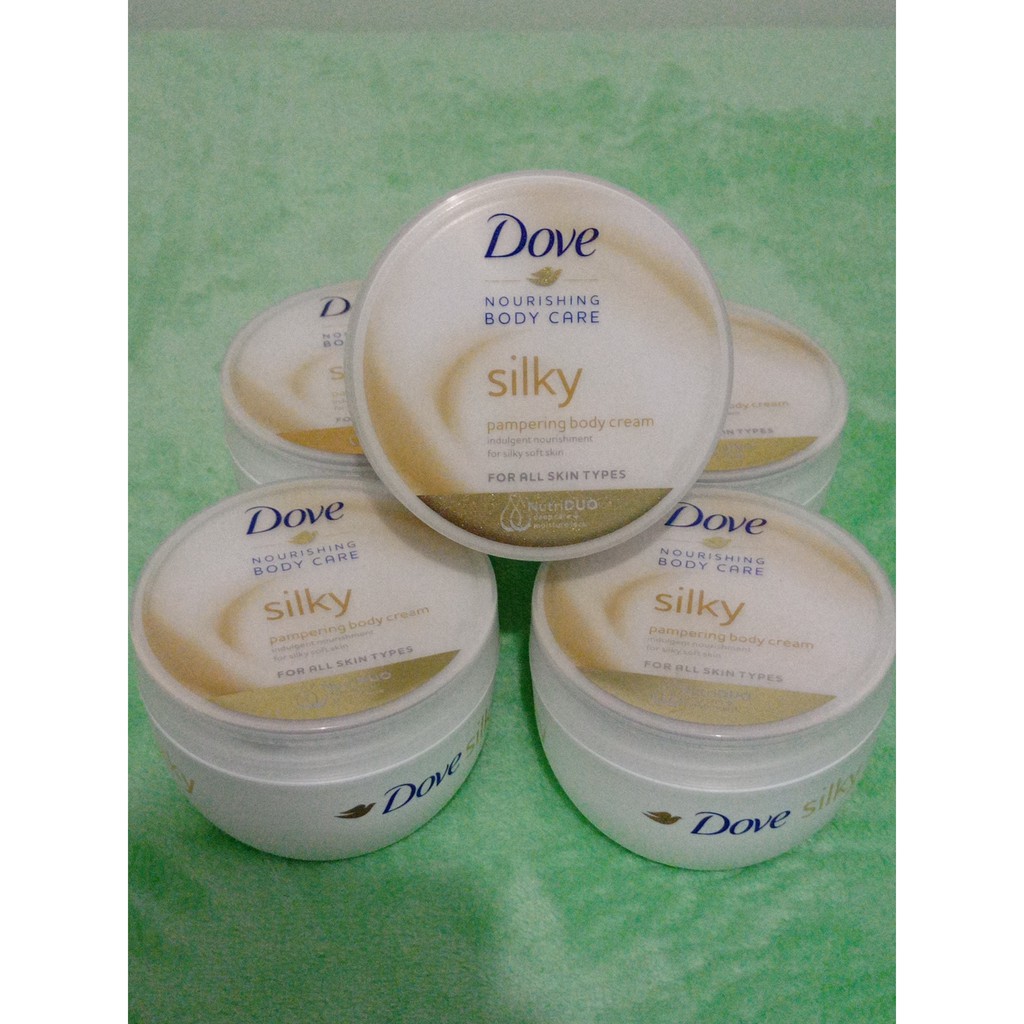 dove nourishing body care silky pampering body cream