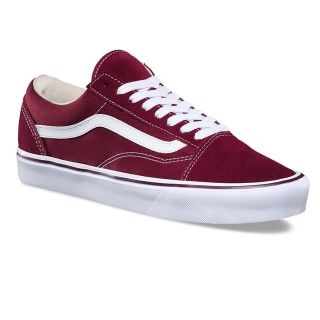 wine old skool vans