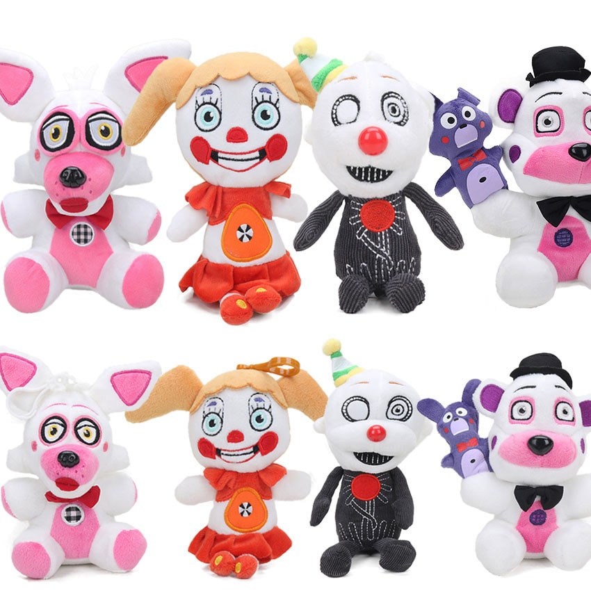 15cm 25cm Five Nights At Freddy S Figure Sister Location Funtime Freddy Fazbear Foxy Plush Toy Keych Shopee Philippines