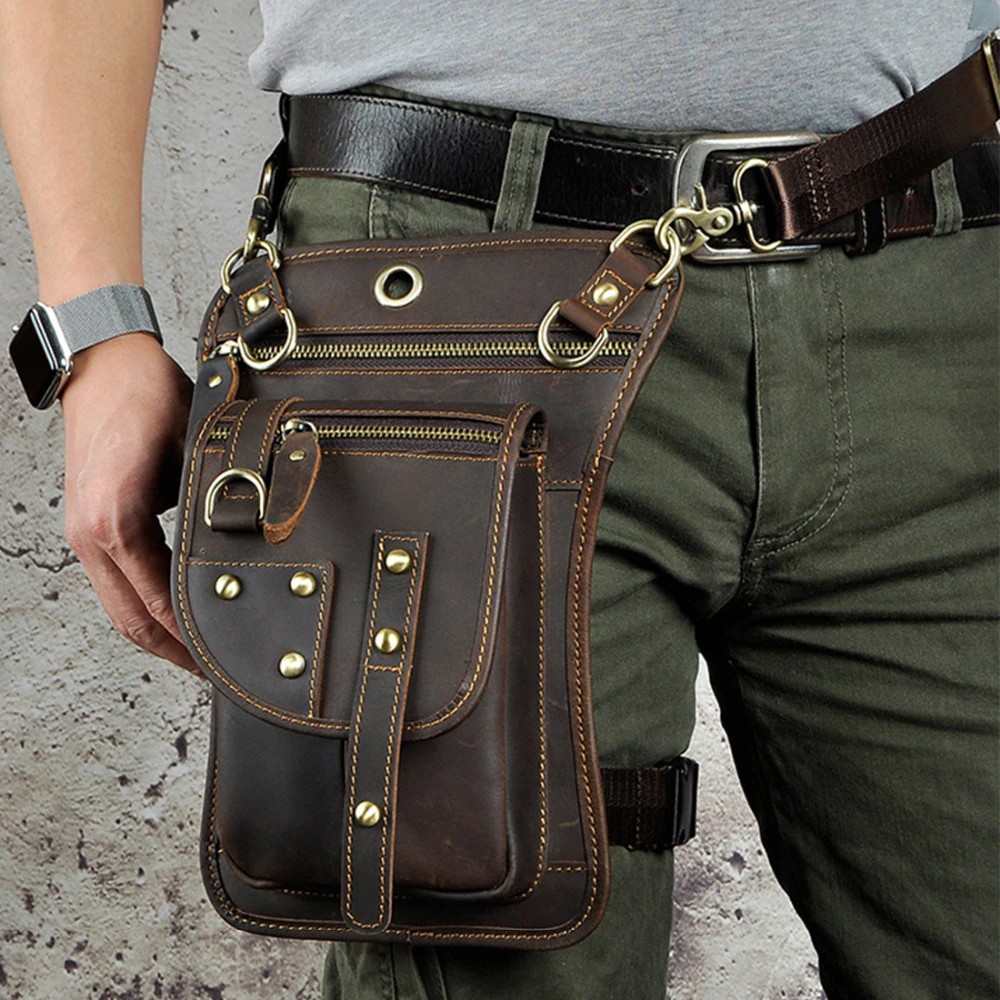 leather fanny pack purse