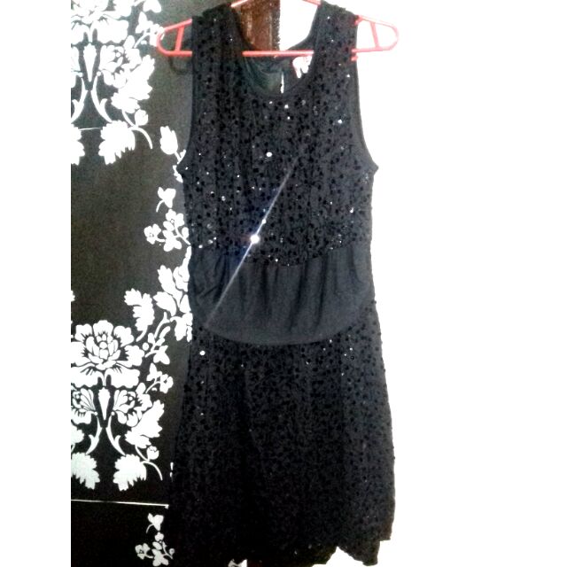 2 in 1 sequin dress