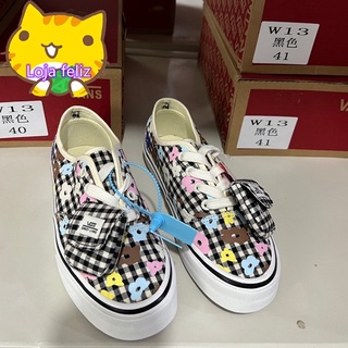 off white checkerboard vans