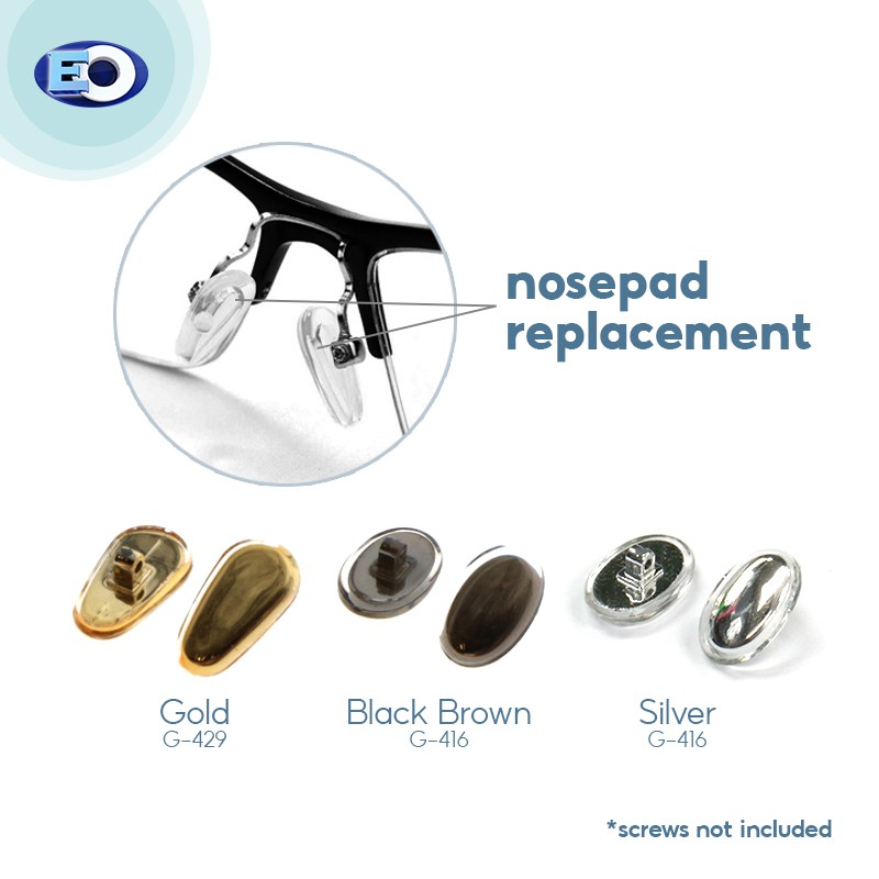 EO Eyeglass Nose Pads Replacement (Sold by Pair) Shopee Philippines