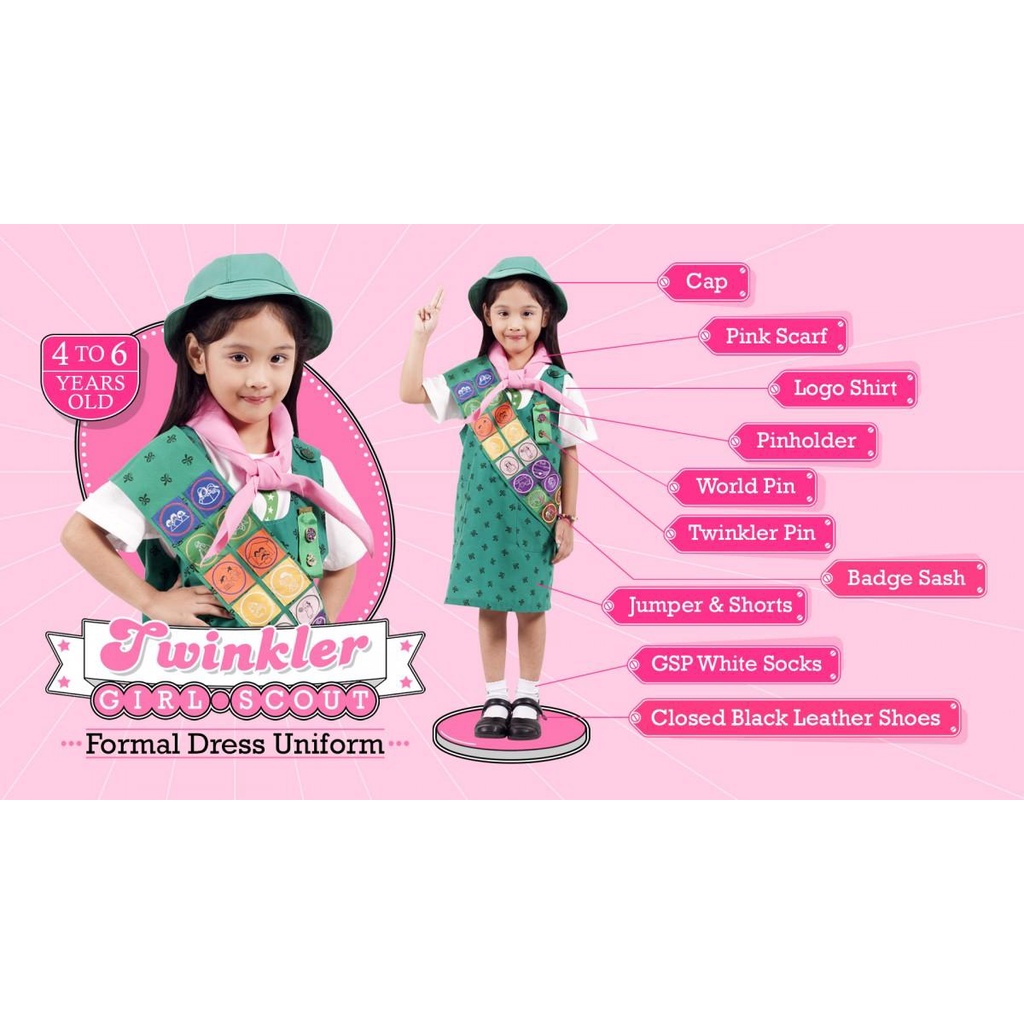 Complete Twinkler Scout Uniform | Shopee Philippines