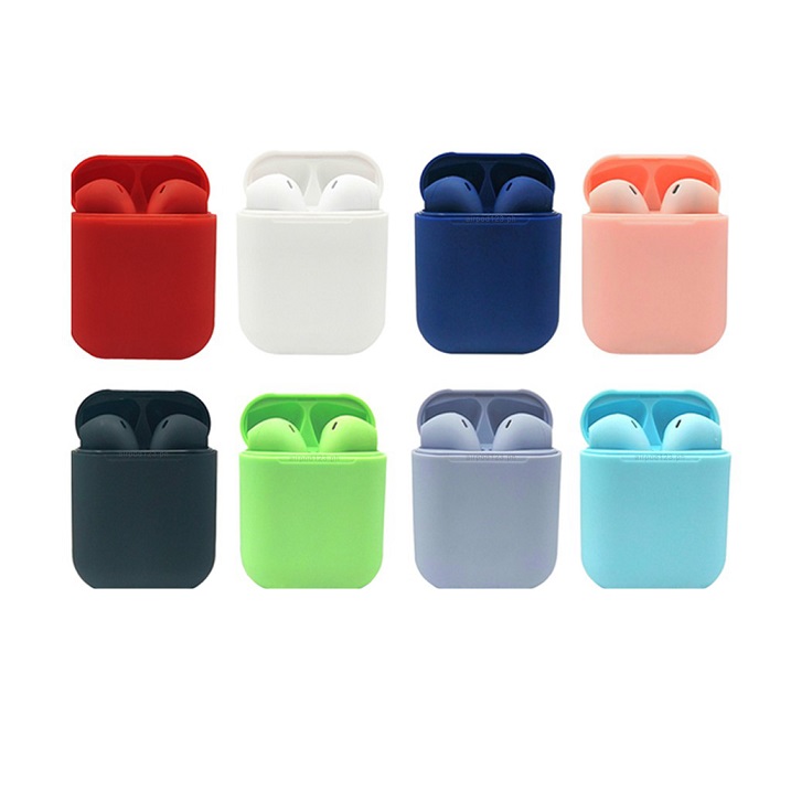 (COD) Macaron 9 Colors i12 TWS Airpods Inpods Wireless Headphones ...