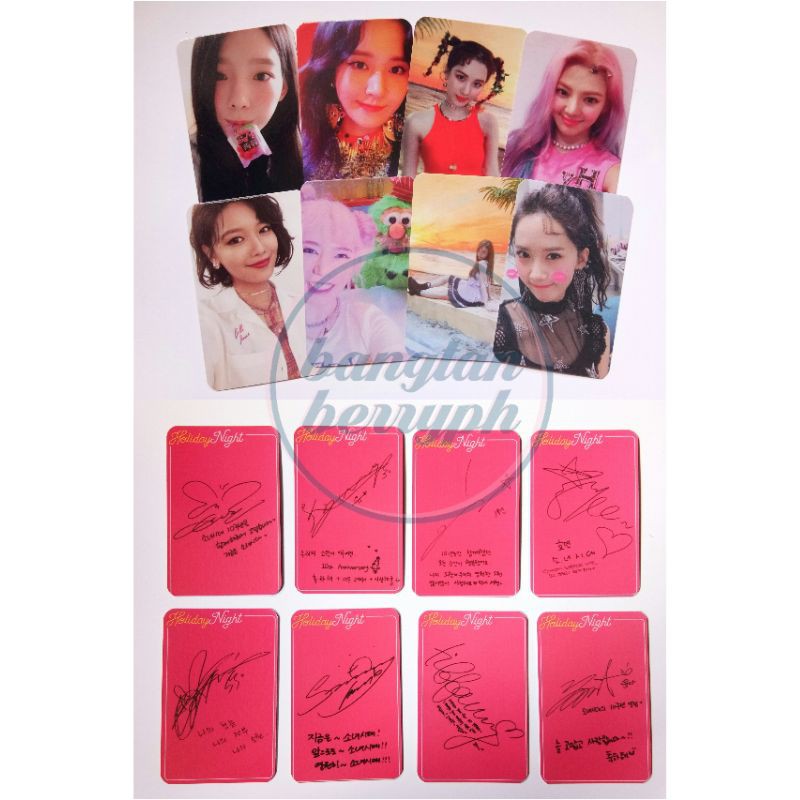 Snsd Holiday Photocards Shopee Philippines