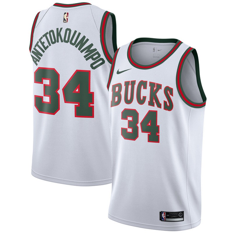 bucks jersey white