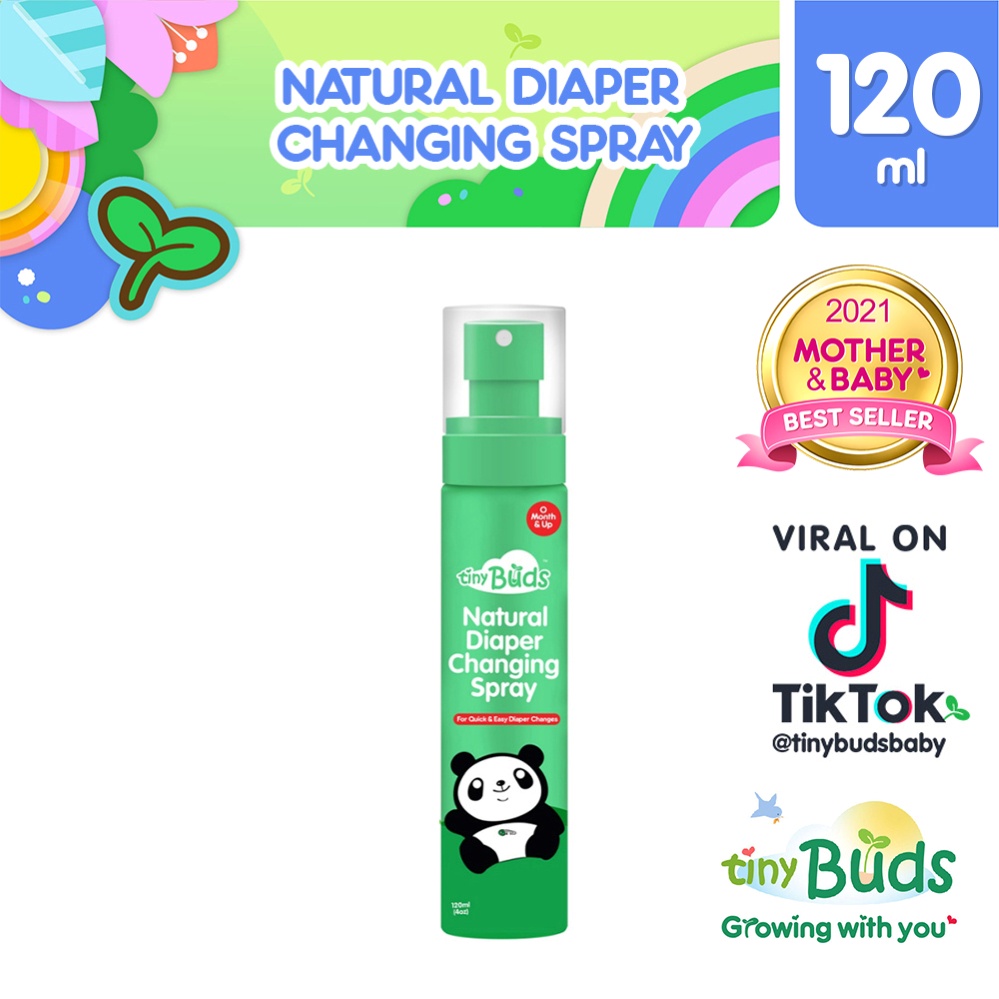 Tiny Buds Quick & Easy Natural Diaper Changing Spray  (120ml)