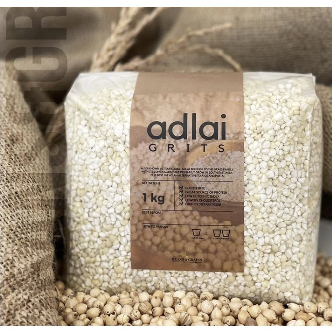 Adlai Grits / Adlai Rice ( Organic ) 1kg Shopee Philippines