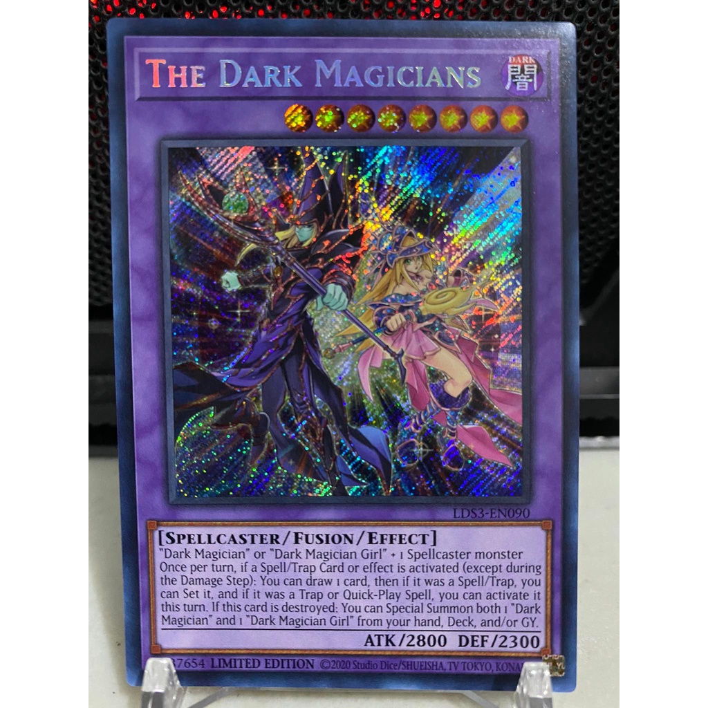The Dark Magicians LDS3EN090 Secret Rare 1st Edition Shopee