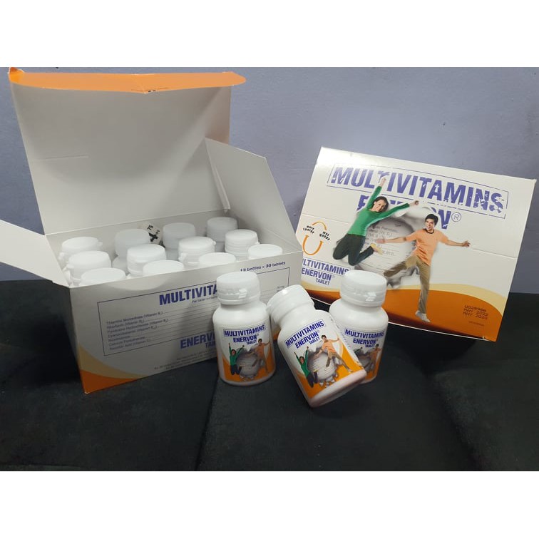 ENERVON MULTIVITAMINS 30 TABLETS (BOTTLED) AUTHENTIC SEALED PACKS