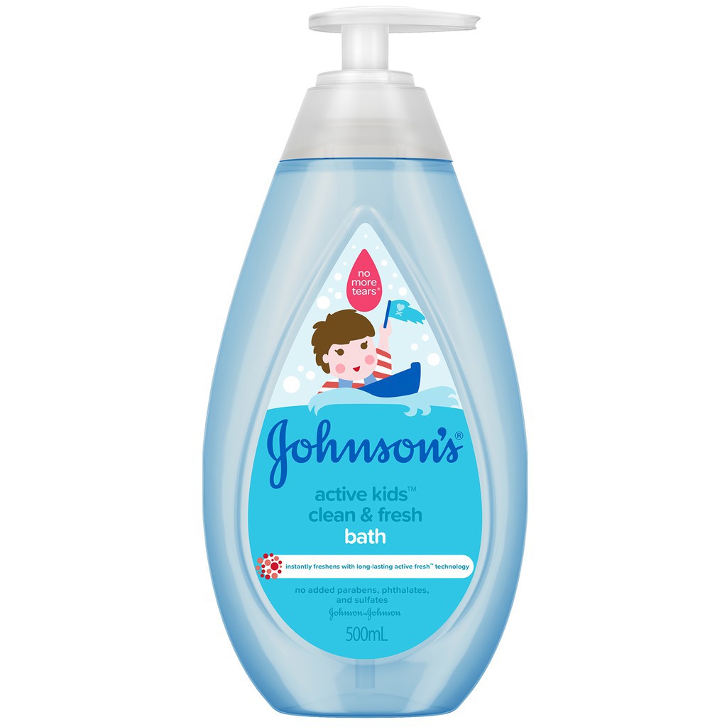 Johnson's Active Kids Clean and Fresh Bath Soap 500ml | Shopee Philippines