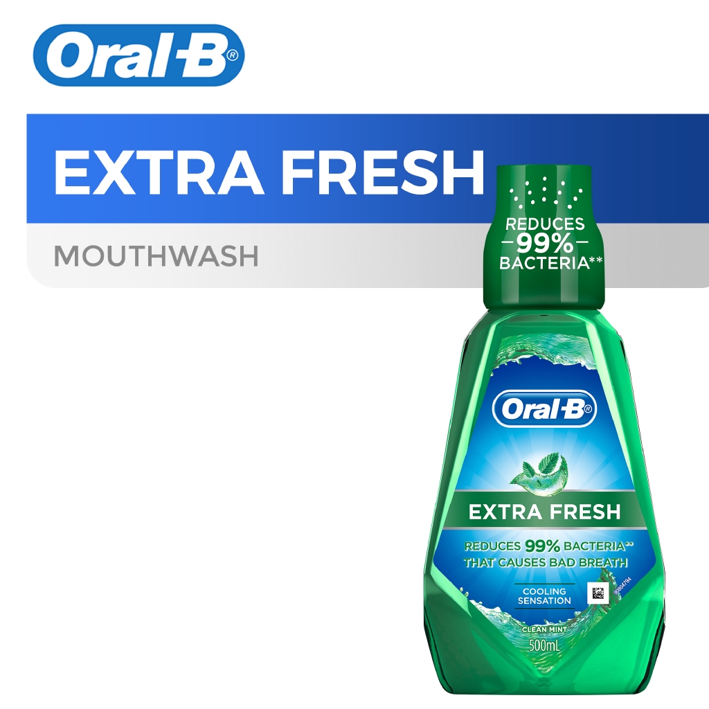 OralB Extra Fresh Mouthwash (500ml) Shopee Philippines