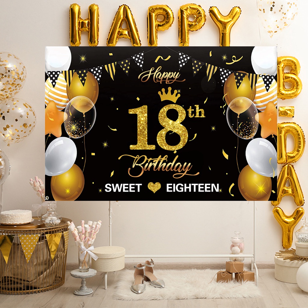 Birthday Party Decor Background Cloth Photography Shooting Backdrop Banner  Props | Shopee Philippines