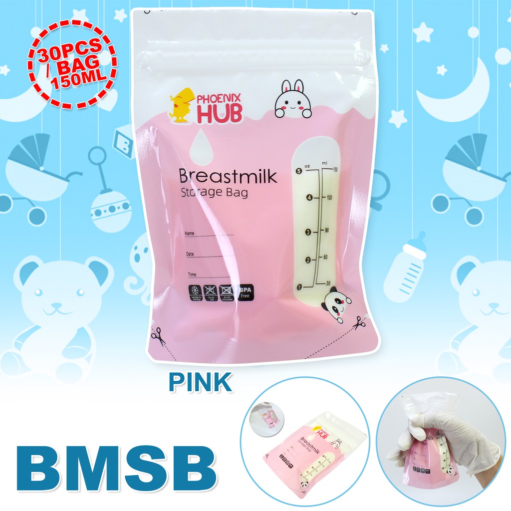 Baby Love BMSB 150ml 30pcs Baby Breast Milk Storage Bag Liquid Safe Food Storage Bags