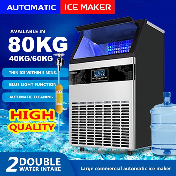 Automatic Ice Maker Machine 60kg80kg Heavy Duty Commercial and