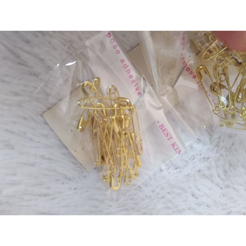 Small Gold Safety Pin / Gold Safety Pin / mini Silver Safety Pin