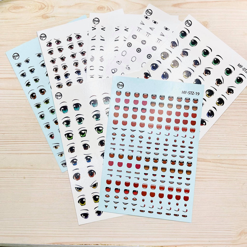 Eyes and Mouth Water slide Decals Shopee Philippines