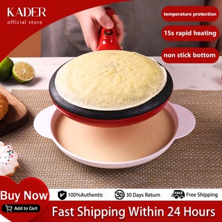 KADER Pancake Maker Pan Non-Stick Electric Crepe Pizza Maker Baking Pan Electric Scones 650w