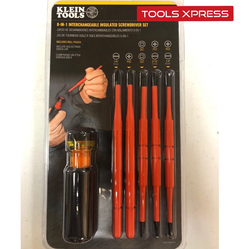 Klein Tools Insulated Interchangeable Screwdriver Set Shopee Philippines