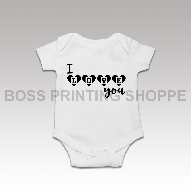 i love you onesie