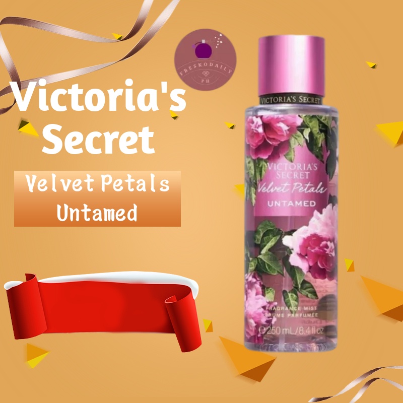 Victoria S Secret VS Velvet Petals Untamed Fragrance Mist Authentic Perfume For Women ML