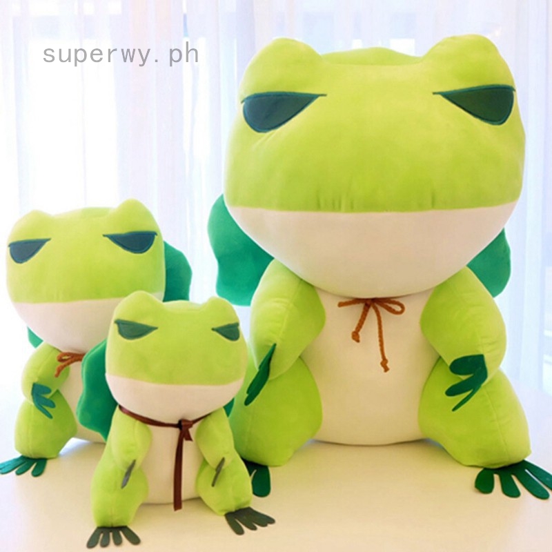 travel frog plush