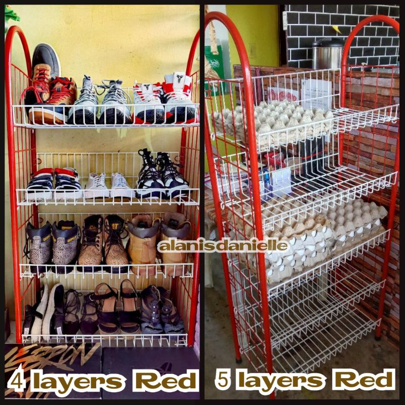 Red / Grocery Tray / Rack / 4/5 Layer / MULTILAYER / ALANISDANIELLE ...