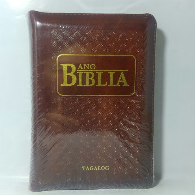 KJV Bible Tagalog (Ang Biblia) with zipper | Shopee Philippines