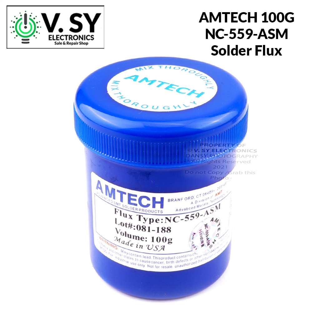 Original AMTECH NC-559-ASM 100G Lead Free Solder Flux Paste For SMT BGA ...