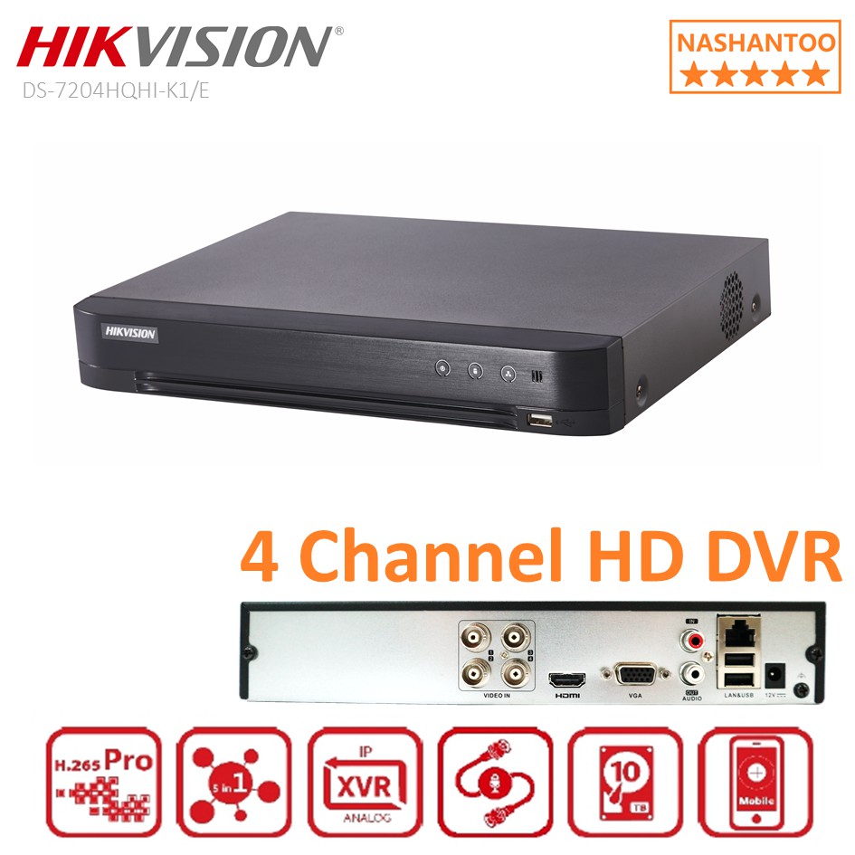 Hikvision Ds 74hqhi K1 E 4ch 4mp Lite H 265 1080p Dvr 1sata Audio Over Coax 5in1 Video Recorder Shopee Philippines