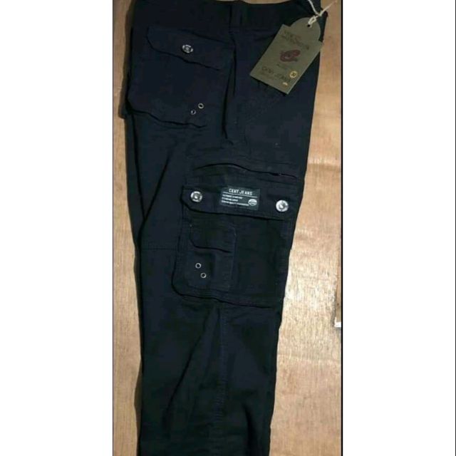 100 cotton cargo trousers