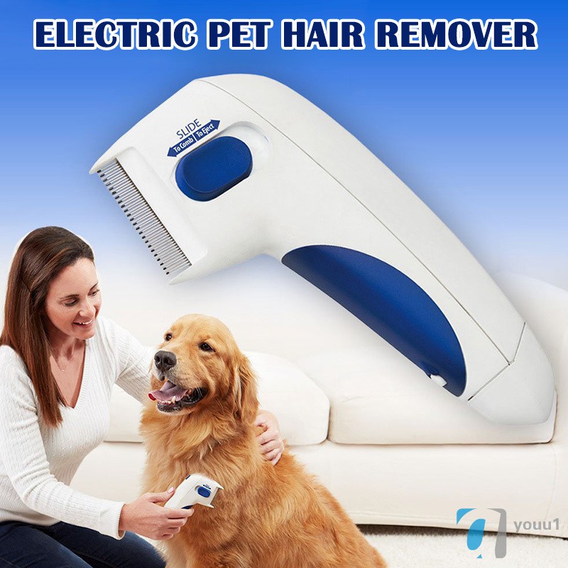 Pet Electric Comb Lice Eliminator Flea Comb Remover For Cats Dogs