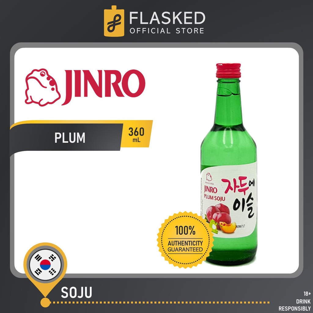 Jinro Chamisul Soju Plum 360mL Korean Drink Shopee Philippines