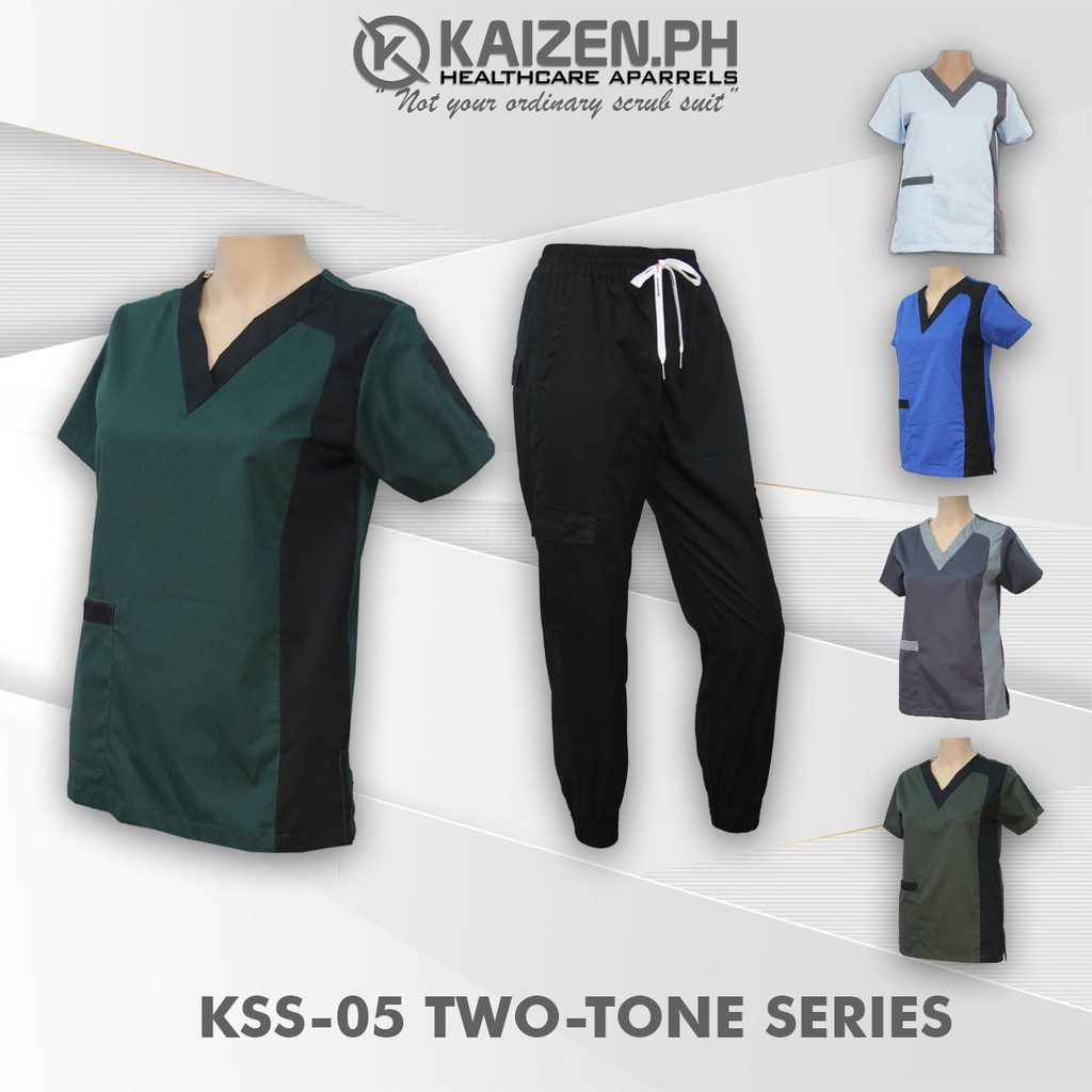 Scrub Suits KSS05 CARGO JOGGER PANTS SERIES by KAIZEN.PH Shopee Philippines