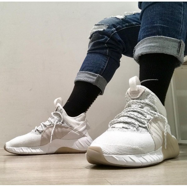 adidas tubular rise white